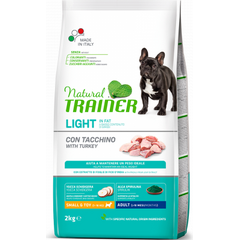 NT DOG ADULT WEIGHT CARE SMALL&TOY TURKEY 2KG - Täisväärtuslik toit täiskasvanud väikeste ja väga väikeste tõugude koertele, kalkuniga, kaalu kontrollimiseks