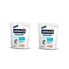 ADVANCE CAT KITTEN - KASSIPOEGADELE 2 KUUST KUNI 12 KUUNI (KANA JA RIIS)  0,4+0,4kg