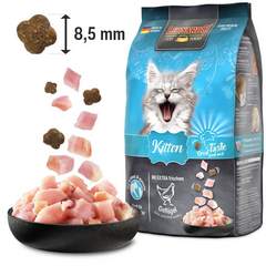 LEONARDO KITTEN WITH EXTRA FRESH POULTRY 7.5KG - СУХОЙ КОРМ ДЛЯ КОТЯТ С КУРИЦЕЙ