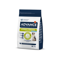 ADVANCE VETERINARY DIETS DOG HYPOALLERGENIC 2.5KG - TOIDUTALUMATUSE JA ALLERGIATEGA KOERTELE