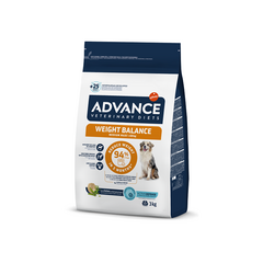 ADVANCE VETERINARY DIETS DOG WEIGHT BALANCE 3KG - KOERTELE KAALU KONTROLLIKS