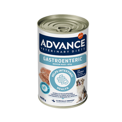 ADVANCE VETERINARY DIET DOG GASTROENTERIC MED/MAXI 400G - KONSERV KESKMISE JA SUURTE TÕUGU KOERTELE, KEL ON SEEDIMISHÄIRED