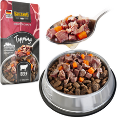 BELCANDO MASTERCRAFT TOPPING BEEF WITH CARROTS 100G - КОНСЕРВЫ ДЛЯ СОБАК