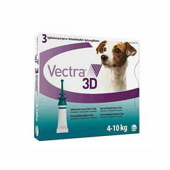 VECTRA 3D 1.6ML SUŅIEM NO 4-10KG N1 - PRETPARAZITĀRI PILIENI
