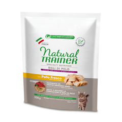 NATURAL TRAINER CAT HAIRBALL BOLI DI PELO CHICKEN 300 GR - täiskasvanud kassidele, kellel on kalduvus moodustada karvapalle seedetraktis. Kanalihaga.