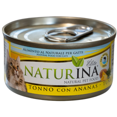 NATURINA ELITE TUNA WITH PINEAPPLE 70G - KONSERVI KAĶIEM TUNCIS AR ANANĀSIEM