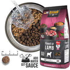 BELCANDO FINEST GF LAMB 4KG - KÕIKIDE TÕUGUDE KOERTELE (LAMB JA RIIS)