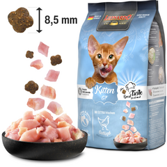 LEONARDO KITTEN GF 7.5KG - TERAVILJAVABA TOIT KASSIPOEGADELE JA IMETAVATELE, TÄISKASVANUD KASSIDELE