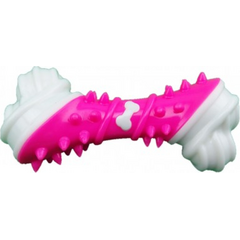 Barry King mänguasi koertele, roosa värvi luu TPR 12.5 cm
