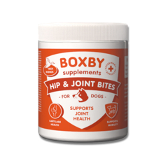 BOXBY HIP & JOINT BITES 240g - дополнительный корм для собак, предназначенный для поддержания здоровья суставов.