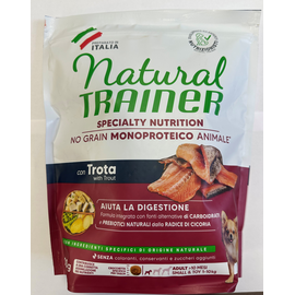 NATURAL TRAINER DOG NO GRAIN ADULT SMALL&TOY TROUT 800GR - täielik ja tasakaalustatud toit täiskasvanud väikestele koertele