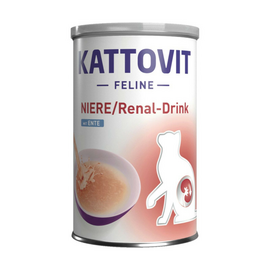 KATTOVIT FELINE RENAL DRINK DUCK 135ML - SUPP KASSIDELE NEERUPROBLEEMIDEGA
