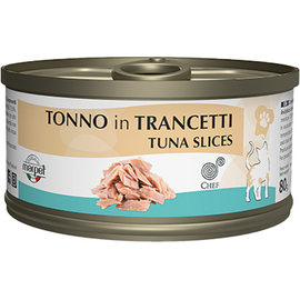 Chef 80gr Cat Tuna slices - консервы для взрослых кошек, тунец кусочками.