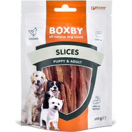 BOXBY LOIKUD KOERTELE 100G - täiendav toit täiskasvanud koertele, kana lihast.