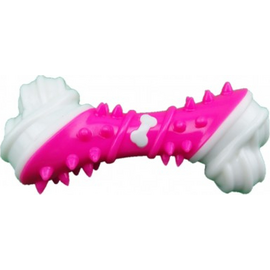 Barry King rotaļlieta suņiem, kauls rozā krāsā TPR 12.5 cm