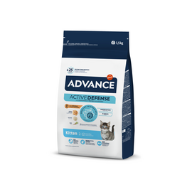 ADVANCE CAT KITTEN 1.5 KG - ДЛЯ КОТЯТ ОТ 2 ДО 12 МЕСЯЦЕВ (КУРИЦА И РИС)