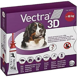 VECTRA 3D 8ML SUŅIEM NO 40KG N1 - PRETPARAZITĀRI PILIENI