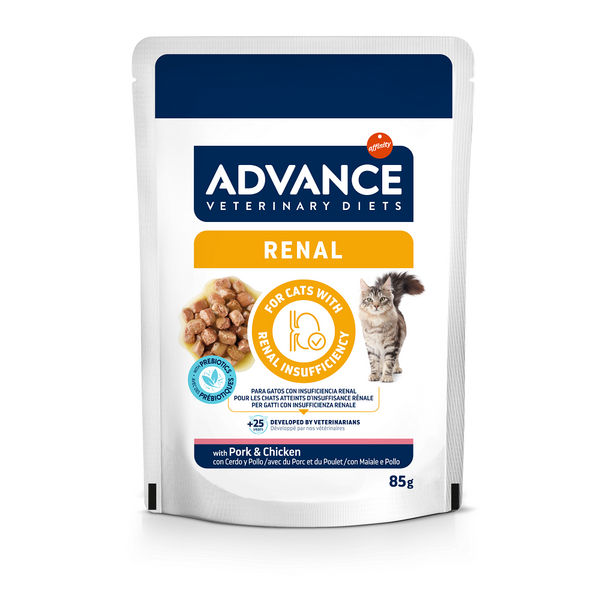 ADVANCE VETERINARY DIETS CAT RENAL 85G - KONSERV KASSIDELE NEERUTALITLUSE HÄIRETE KORRAL