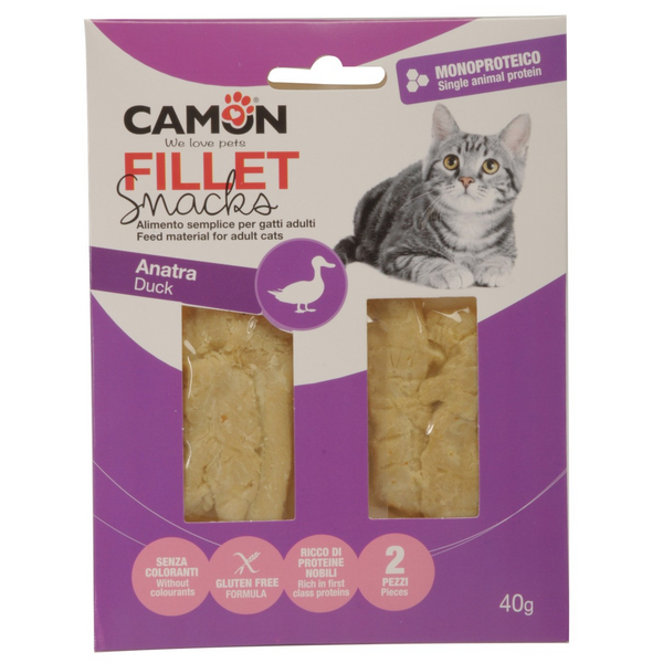 CAMON CAT Duck Fillets 40g - maiuspala kassidele, pardiliha filee