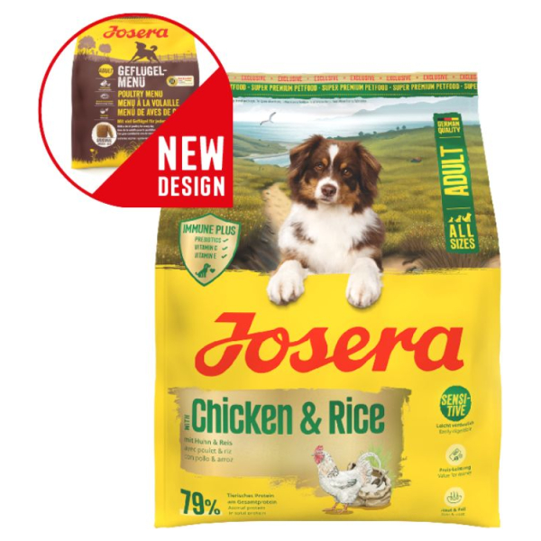 Josera Petfood Josera SP koertele A/S Adult with Chicken&Rice 12.5 kg (Poultry-Menu)