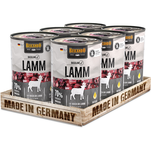 BELCANDO BASELINE WITH LAMB 400GR - КОНСЕРВЫ ДЛЯ СОБАК С МЯСОМ ЯГНЁНКА, изображение 3