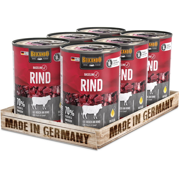 BELCANDO BASELINE WITH BEEF 400GR - КОНСЕРВЫ ДЛЯ СОБАК С ГОВЯДИНОЙ, изображение 3