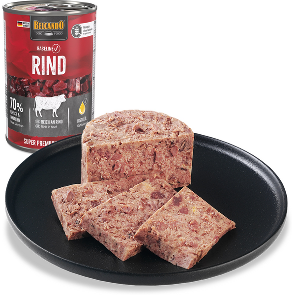 BELCANDO BASELINE WITH BEEF 400GR - КОНСЕРВЫ ДЛЯ СОБАК С ГОВЯДИНОЙ
