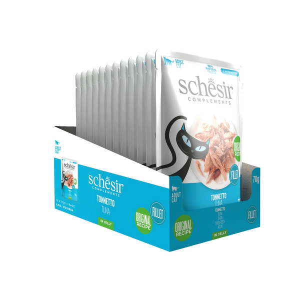 Schesir Cat Tuna In Jelly 70g - Tunaželees, 3 image