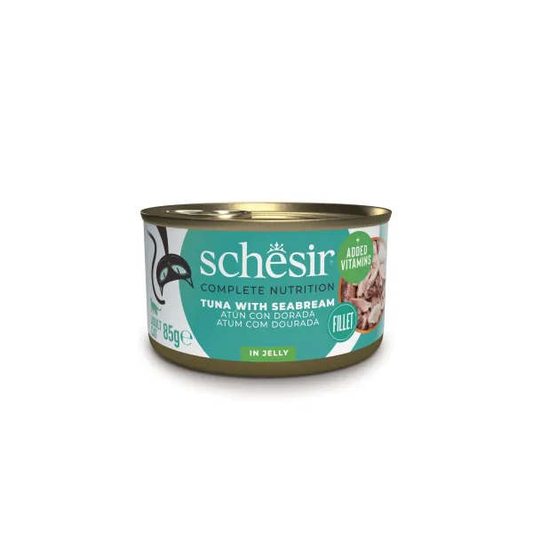 Schesir Cat Tuna koos meriahvenaga želees 85g - Tuncis koos mere ahvenaga želees