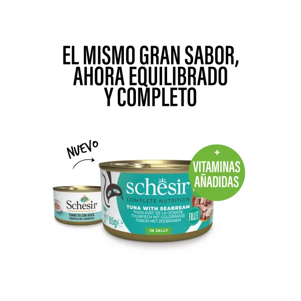 Schesir Cat Tuna koos meriahvenaga želees 85g - Tuncis koos mere ahvenaga želees, 2 image