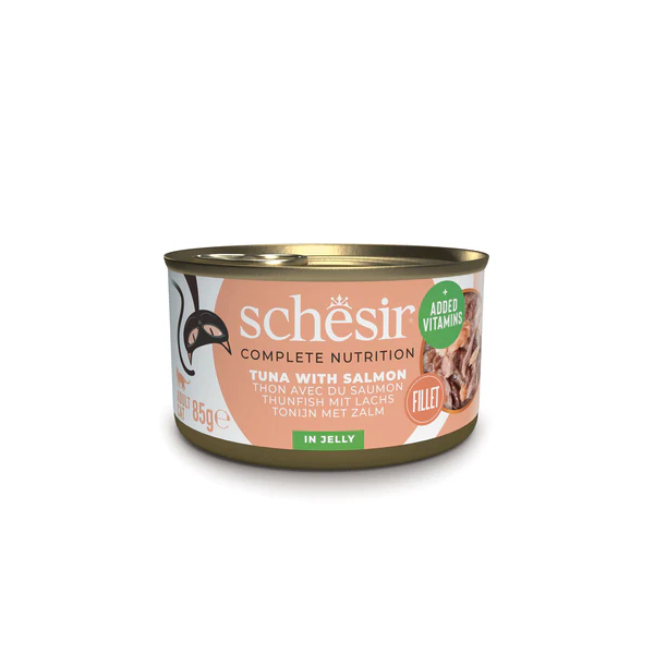 Schesir Cat Tuna koos lõhega želees 85g - Tuncis ar lasi želejā
