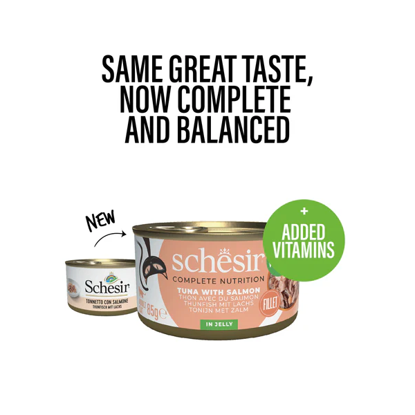 Schesir Cat Tuna koos lõhega želees 85g - Tuncis ar lasi želejā, 2 image