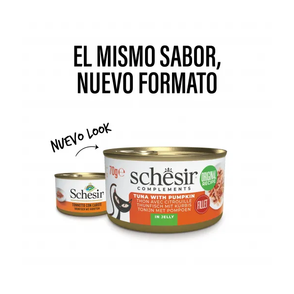 Schesir Cat Tuna koos kõrvitsaga puljongis 70g - Tuna kõrvitsaga puljongis, 2 image