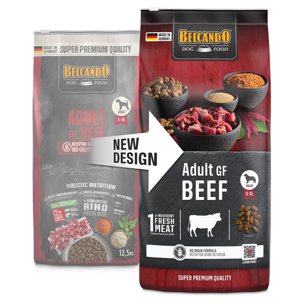 BELCANDO ADULT GF BEEF 12.5KG - Беззерновой сухой корм для взрослых собак всех пород с говядиной, изображение 2