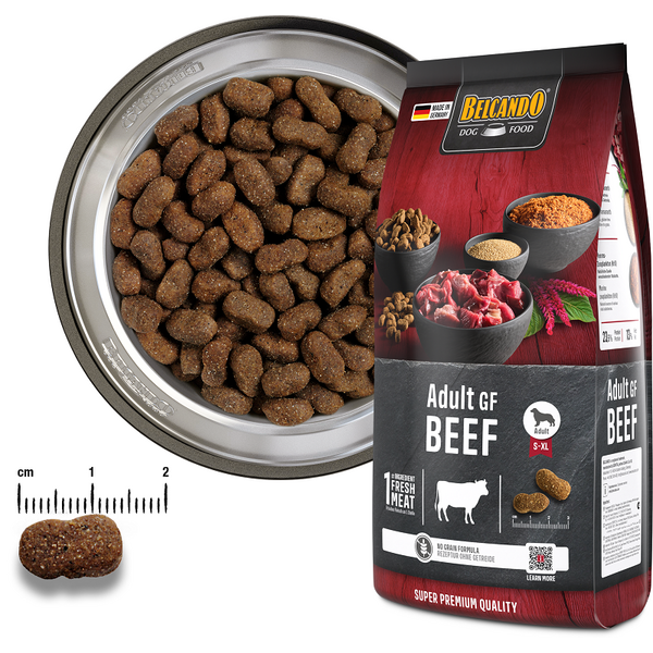 BELCANDO ADULT GF BEEF 12.5KG - Беззерновой сухой корм для взрослых собак всех пород с говядиной
