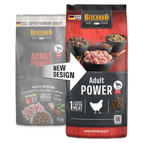BELCANDO ADULT POWER 12.5KG - Сухой корм для взрослых собак с высоким уровнем активности, изображение 2