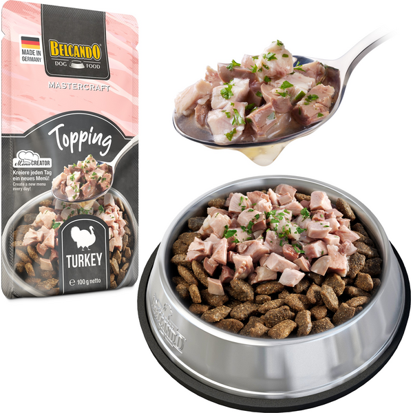BELCANDO MASTERCRAFT TOPPING TURKEY WITH PARSLEY 100G - КОНСЕРВЫ ДЛЯ СОБАК