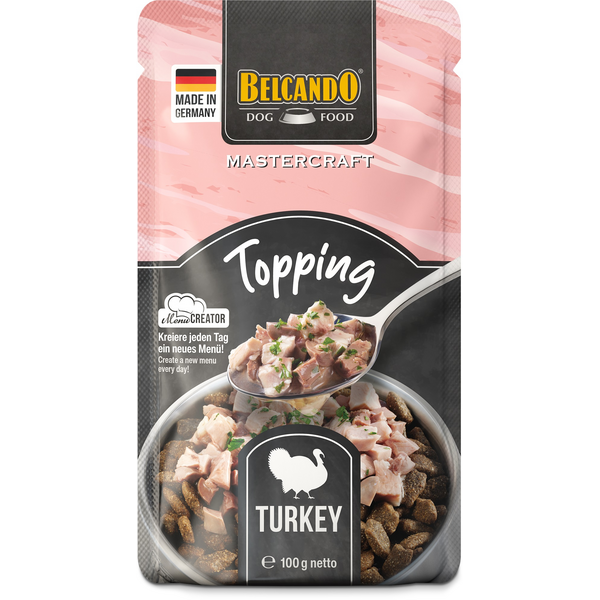 BELCANDO MASTERCRAFT TOPPING TURKEY WITH PARSLEY 100G - КОНСЕРВЫ ДЛЯ СОБАК, изображение 3