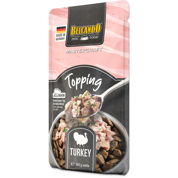 BELCANDO MASTERCRAFT TOPPING TURKEY WITH PARSLEY 100G - КОНСЕРВЫ ДЛЯ СОБАК, изображение 2