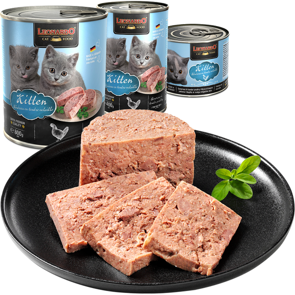 LEONARDO влажный корм для котят с курицей 800 г
