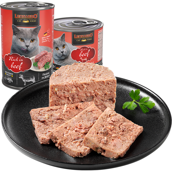 LEONARDO märgtoit kassidele veiselihaga 400 g