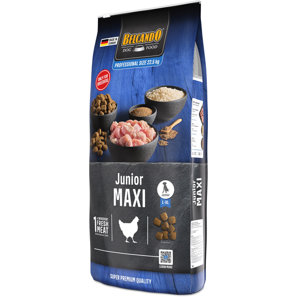 BELCANDO JUNIOR MAXI 22.5KG - SUURED TÕUGUDE KOERA NOORUKITELE, 3 image