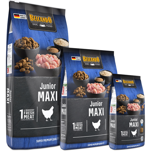BELCANDO JUNIOR MAXI 22.5KG - SUURED TÕUGUDE KOERA NOORUKITELE, 4 image