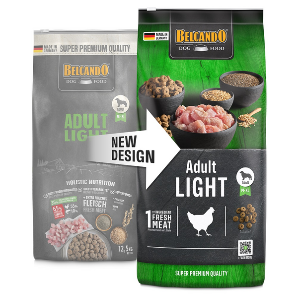 BELCANDO ADULT LIGHT 12.5KG - KUIVTOIT VAHESE AKTIIVSUSEGA JA ÜLEKAALULISTELE KOERTELE, 2 image