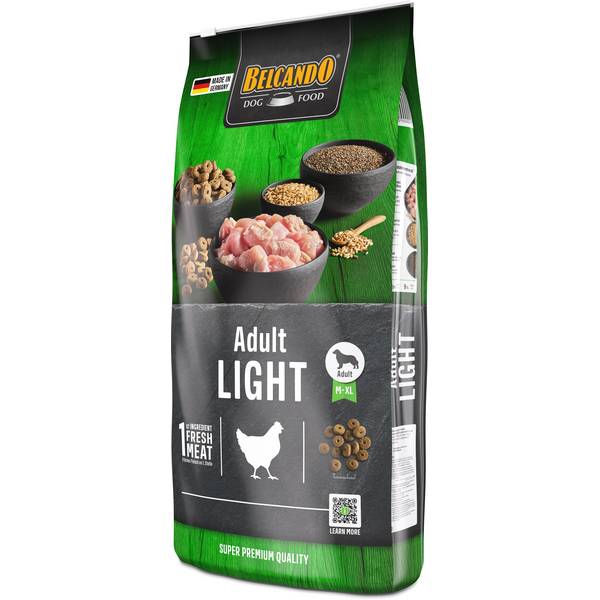 BELCANDO ADULT LIGHT 12.5KG - KUIVTOIT VAHESE AKTIIVSUSEGA JA ÜLEKAALULISTELE KOERTELE, 3 image