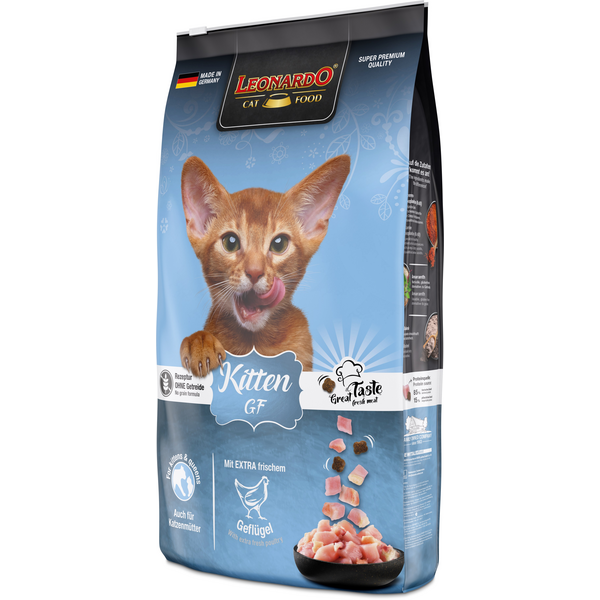 LEONARDO KITTEN GF 7.5KG - TERAVILJAVABA TOIT KASSIPOEGADELE JA IMETAVATELE, TÄISKASVANUD KASSIDELE, 2 image