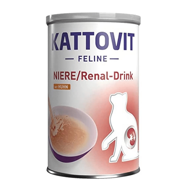 KATTOVIT FELINE RENAL DRINK CHICKEN 135ML - SUPP KASSIDELE NEERUPROBLEEMIDEGA