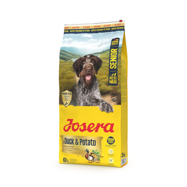 Josera Petfood Josera SPE koertele M/M Senior Duck&Potato 12.5 kg