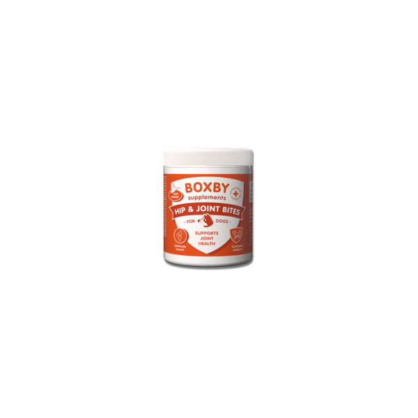 BOXBY HIP & JOINT BITES 240g - toidulisand koertele liigeste tervisele.