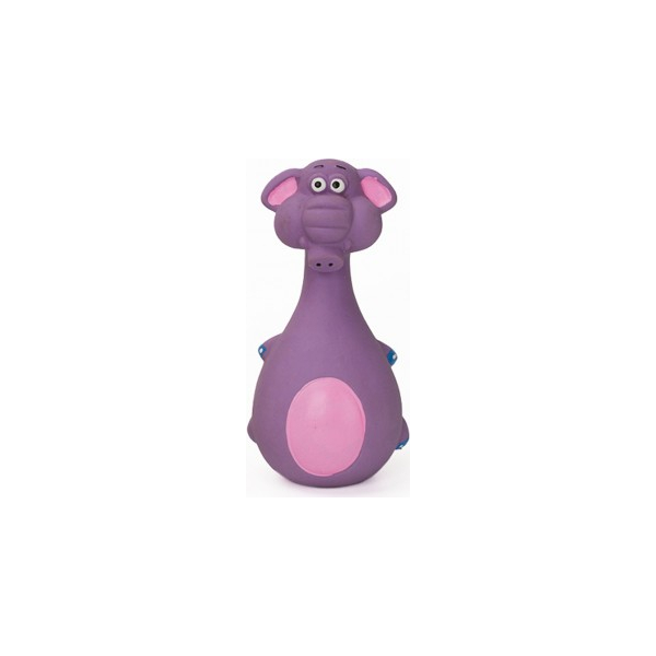 Barry King mänguasi koertele, lateksist elevant, lilla värv, 13 cm